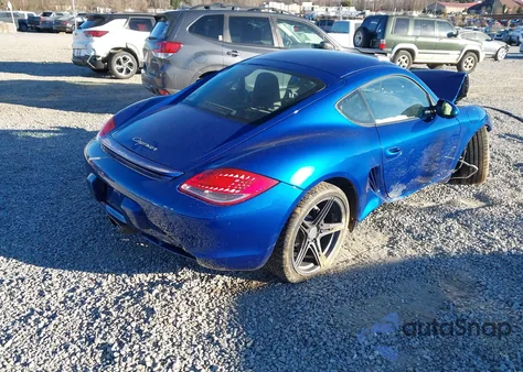 2012 Porsche Cayman z USA, uszkodzony, nr VIN WP0AA2A87CS760162